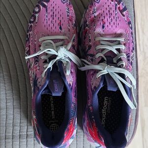Asics Women's Pink and Purple Running Shoes